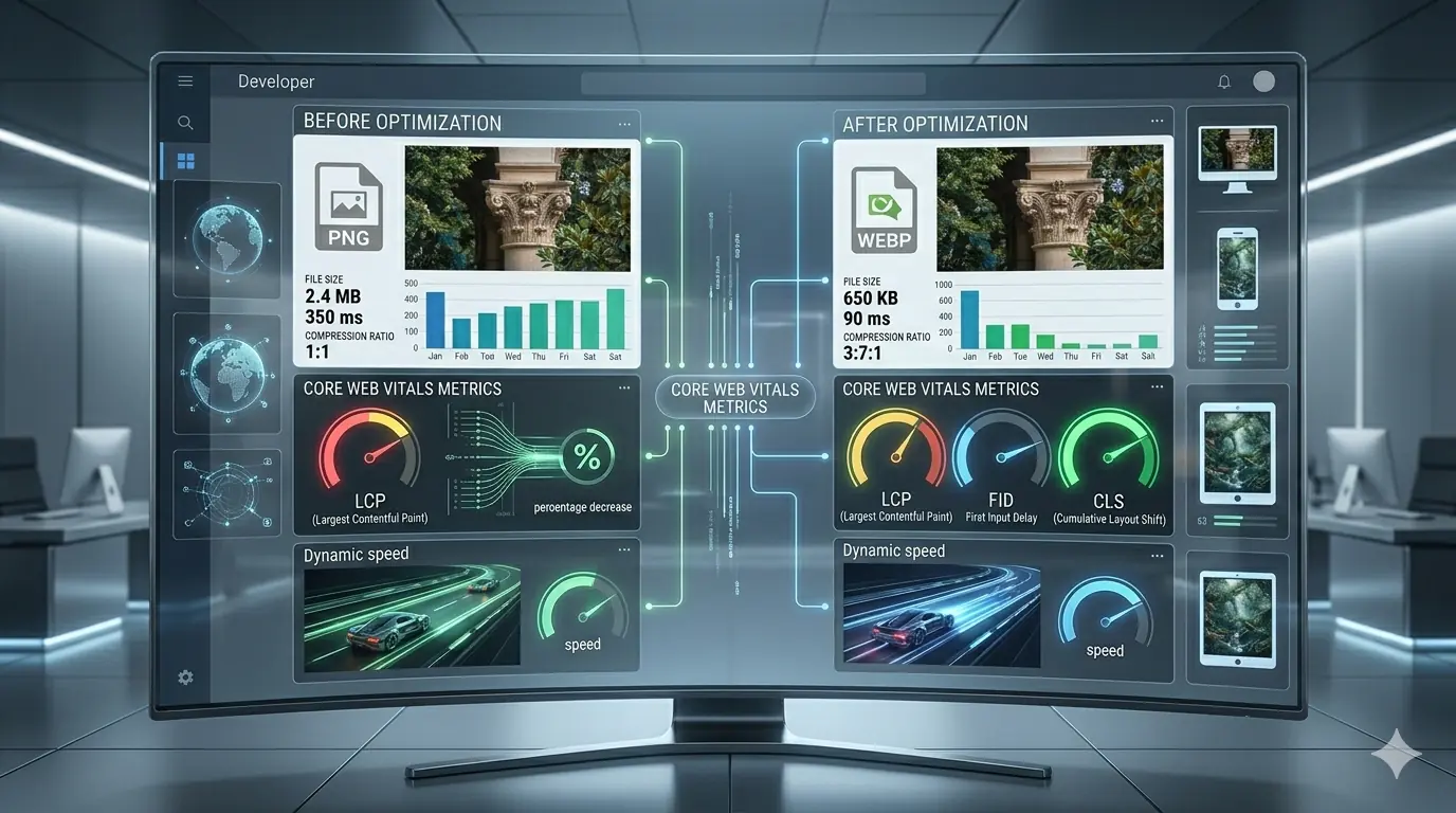 How Image Optimization Improves Core Web Vitals